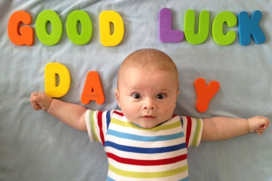 Baby Boy Good Luck