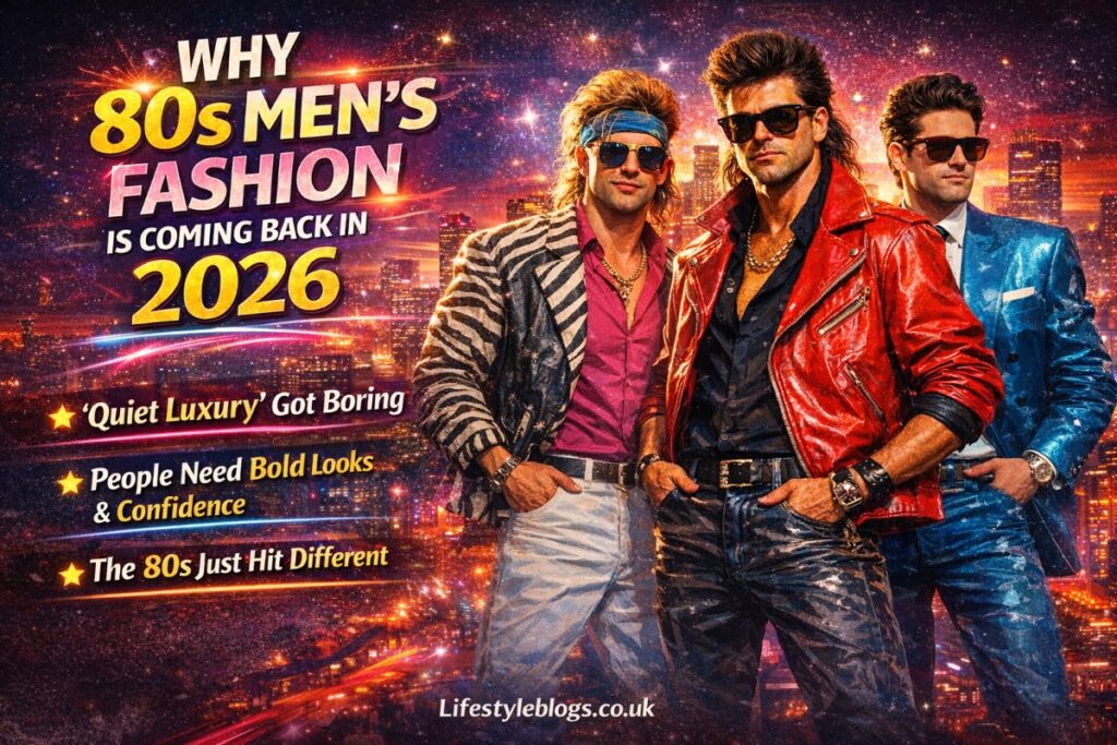 80s Men’s Fashion Comeback 2026: The Real Reasons Behind the Revival Why 80s men's fashion is coming back in 2026